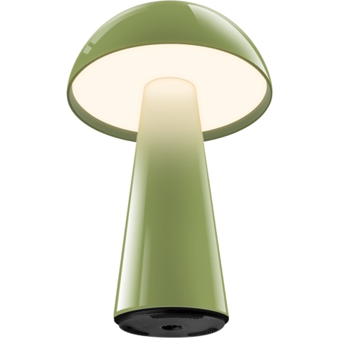 Century Italia Coco - draadloze buiten tafellamp met laadstation - Ø 16 x 25,5 cm - 1,5W dimbare LED incl. - IP44 - groen