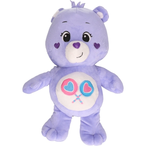 Troetelbeertjes pluche knuffel - paars - 28 cm - Cartoon knuffel - Troetelberen - Pluche knuffels -