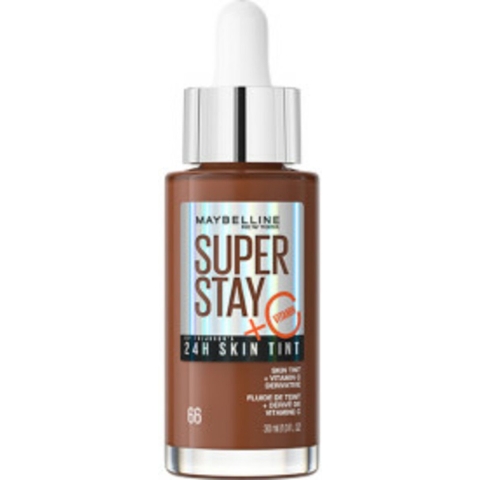 3x Maybelline SuperStay 24H Skin Tint Foundation 66 30 ml
