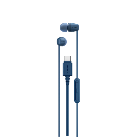 Sony Ier-ex15c – In-ear Usb-c Oordopjes Met Microfoon Blauw Oordopjes