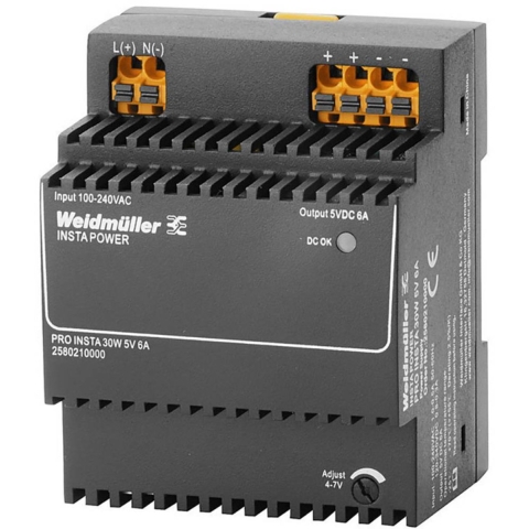 Weidmüller 2580210000 Schakelnetvoeding 5 V/DC 6 A 30 W Inhoud 1 stuk(s)