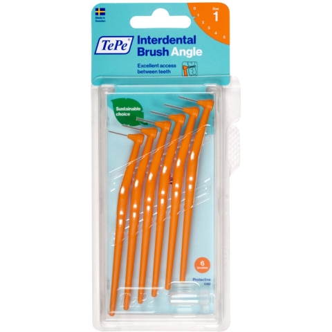3x TePe Angle Interdentale Ragers 0,45 mm Oranje 6 stuks