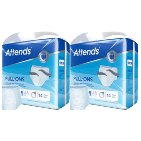 2x Attends Pull-Ons 10M 14 stuks