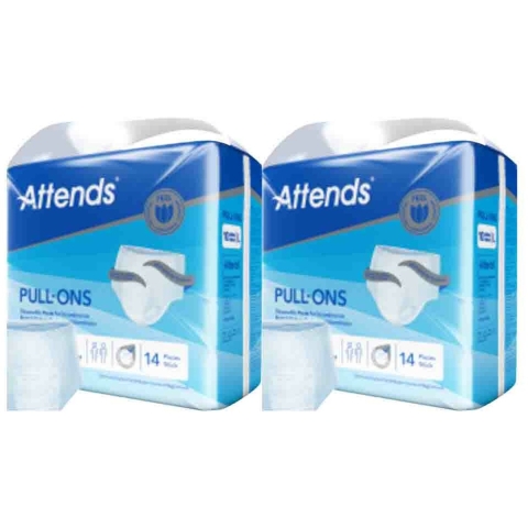 2x Attends Pull-Ons 10L 14 stuks