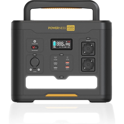 Powerness Hiker U1500 - Draagbare Power Station - 1500 Wh - Geel/Zwart