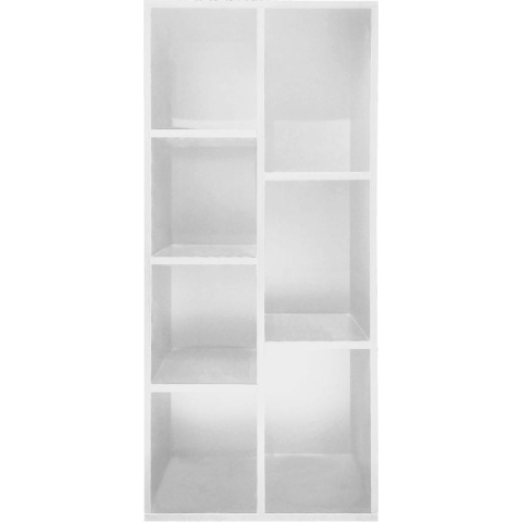 VDD Vakkie 7 - Open Boekenkast - 7 open vakken - Wit