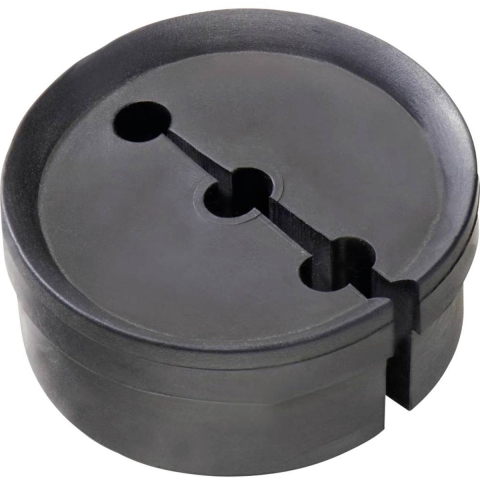 Wiska 10103108 GFD 25/01/090 Dicht-inzetstuk Slagvast, Met trekontlasting M25 Kunststof Zwart (RAL 9005) 25 stuk(s)