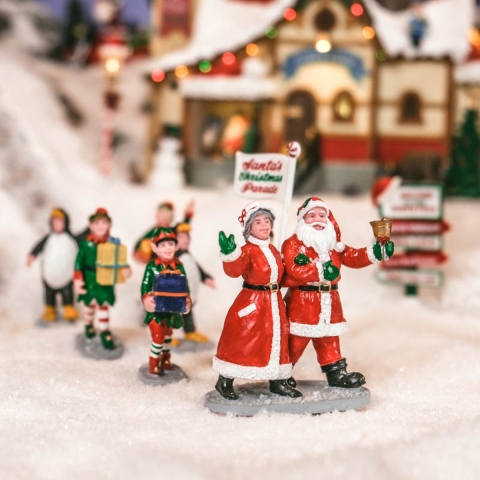 Santa'S Elf Parade Set Of 7 Kerst - Lemax