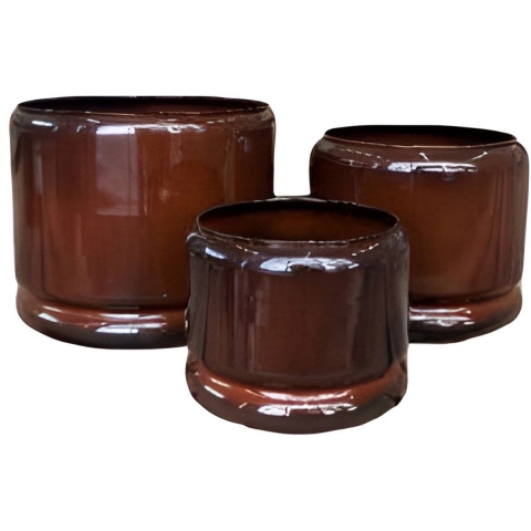 Pot Rickard Bruin M 20x25cm - Buitengewoon de boet