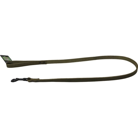 Lijn soft leder 18mm/130cm groen - Gebr de boon