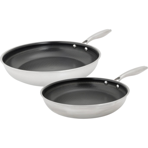 Cookinglife Koekenpannenset HexaCook - ø 24 en 28 cm - NON-STICK - keramische anti-aanbaklaag - PFAS-vrij - geschikt voor alle warmtebronnen