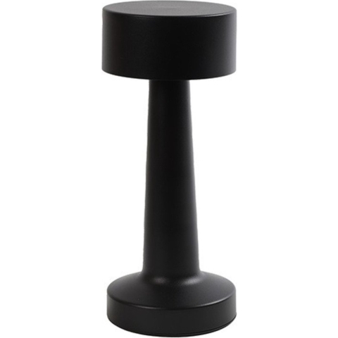 Tafellamp led Lampa metaal ro 9x9x21 cm zwart 1 stuk - Decostar