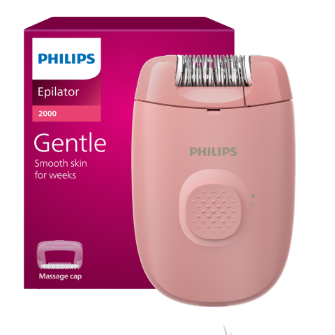 Philips Bre227/00 Philips Series 2000 Epilator Roze
