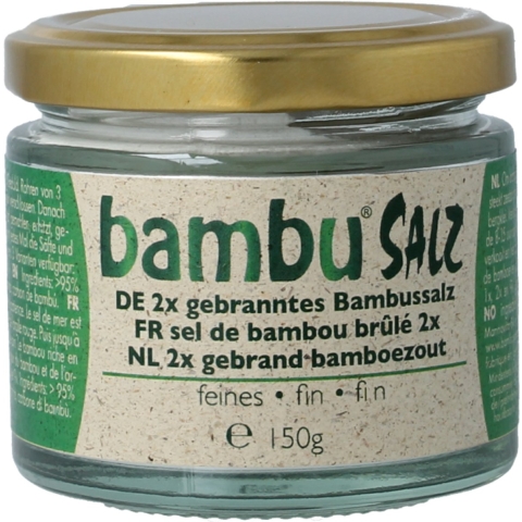 Bambu Salz Bamboezout Fijn 2x Gebrand