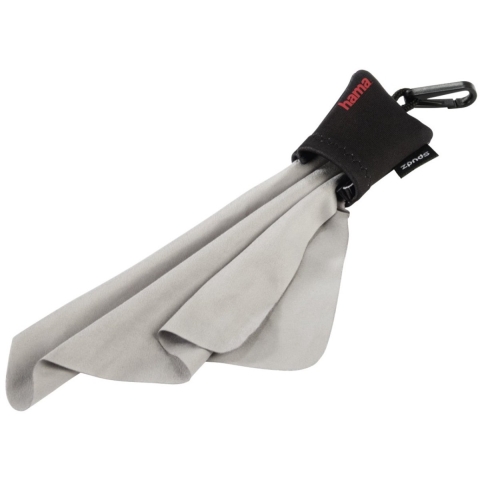 Hama Microvezel-reinigingsdoek Pocket Zwart