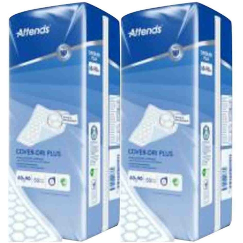 2x Attends Cover Dri Plus 60X90 50 stuks