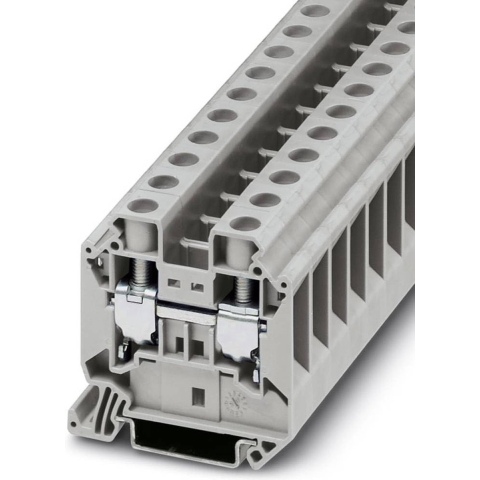 Phoenix Contact 3044199 Doorgangsserieklem 12.2 mm Schroeven Grijs 50 stuk(s)