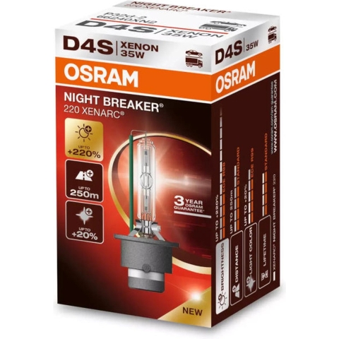 Osram Automotive 66440XN2 Xenonlamp Xenarc Night Breaker 220 D4S 35 W 42 V