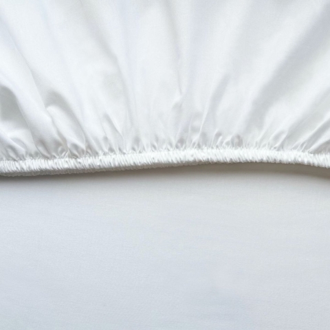 Kayori Kiyo - Hoeslaken Tencel 180x200cm - Verkoelend - Wit