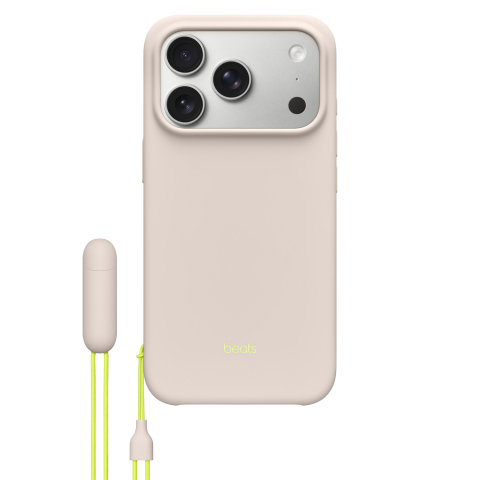 Apple Beats Kickstand Magsafe En Cameraregelaar Cover Voor Apple Iphone 17 Pro Limesteen
