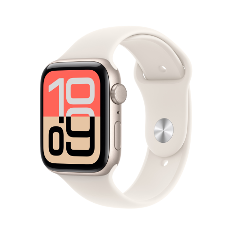 Apple Watch Se 3 gps - 44mm starlight Aluminium Case - Starlight Sport Band S/m Smartwatch