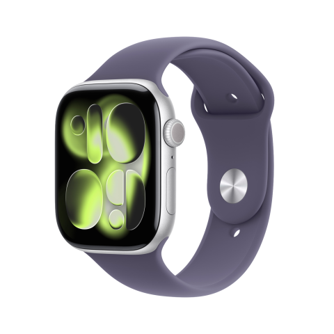 Apple Watch Series 11 gps - 42mm Aluminium Case - Purple Fog Sport Band S/m Smartwatch Silver