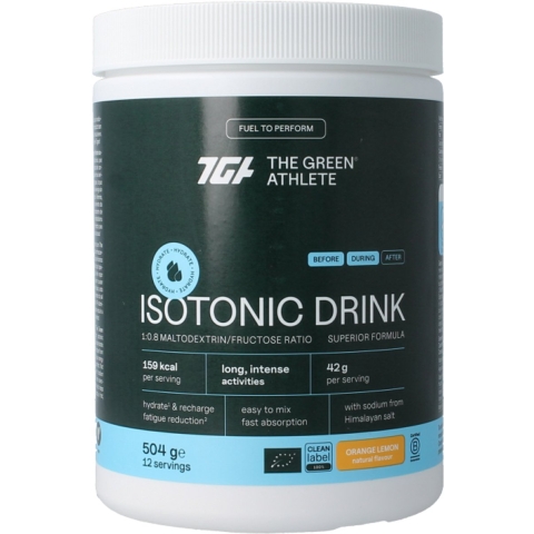 The Green Athlete Isotonic Drink Bio Poeder