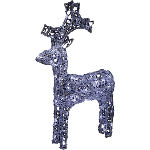 Kerstverlichting figuur - rendier - 3D - H87 cm - 100 led lampjes?- buiten -