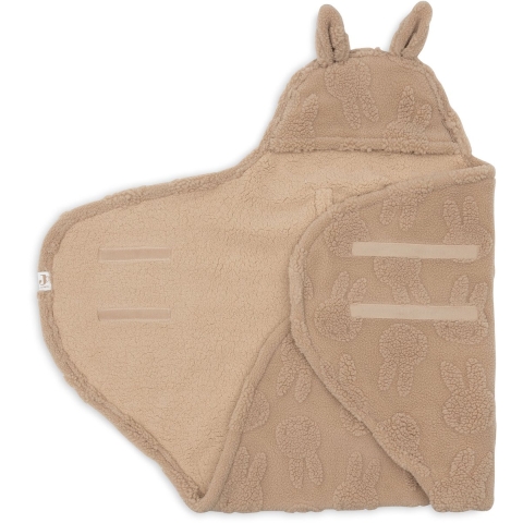 Wikkeldeken Jollein Nijntje Jacquard Teddy Biscuit