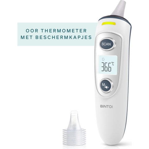 Bintoi® X210 - Oorthermometer - Digitale Koortsthermometer Snel Nauwkeurig (5 stuks)