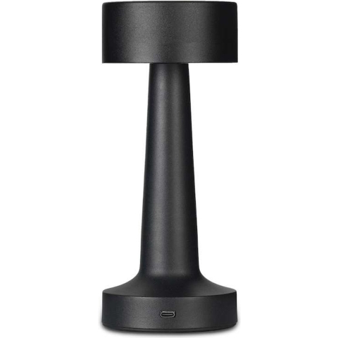 Buccan Dumbbell - Tafellamp - 3 lichtstanden en touchbediening - Zwart