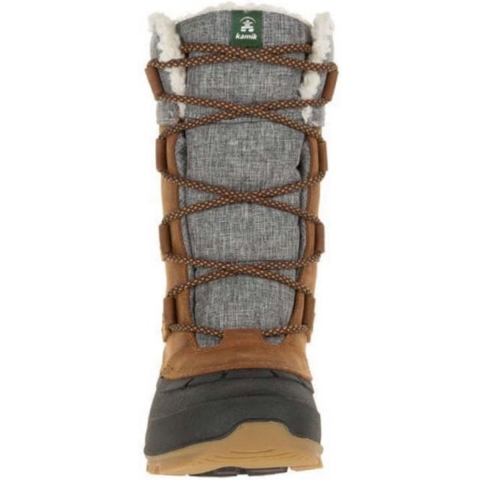 Kamik Dameslaarzen Snowgem, cognac, Maat: 40