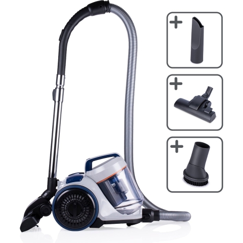 Dirt Devil DD2505 - Stofzuiger zonder Zak - HEPA 12 Filter 800W - Wit