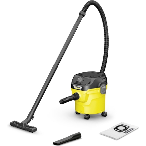 Kärcher KWD 1 W - Stofzuiger Trommel 1000W 12L - Nat/Droog (4054278656328)