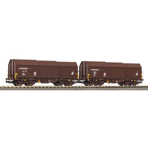 Piko H0 28317 H0 2-delige set telescoopwagens van de ÖBB