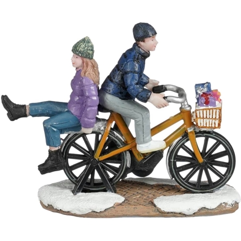 Travelling on bycicle l10xb3,5xh8 cm - Luville