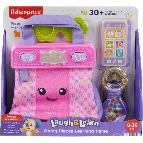 Fisher Price Lach & Leer Handtas + Licht en Geluid