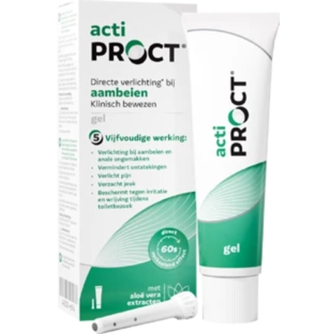 2x ActiProct Aambeien Gel Tube 30 gr