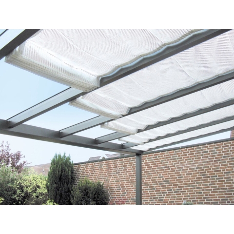 Zonnedoek 300-349 cm parelmoer Queen Line - Outdoor queen