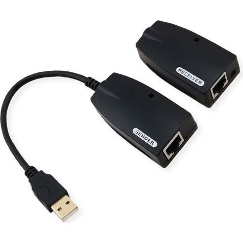 Value USB-kabel 100 m Zwart 12.99.1123