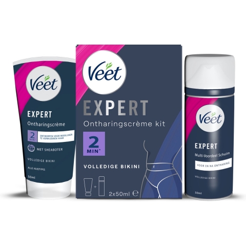 Veet Expert Ontharingscrème Bikini Kit 2 x 50 ml