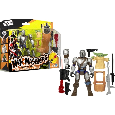 MixMashers Star Wars Mando en Grogu Deluxe