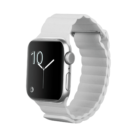 Just In Case Magfit Strap Apple Watch 44-49mm Horlogebandje Koffie
