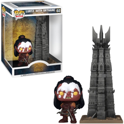 Lord of the Rings Funko Pop Town Vinyl: Lurtz with Orthanc