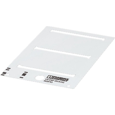 Phoenix Contact 0828856 US-EMP (60X15) YE Apparaatmarkering Montagemethode: Vastklemmen Markeringsvlak: 60 x 15 mm Geel Aantal markeringen: 90 10 katernen