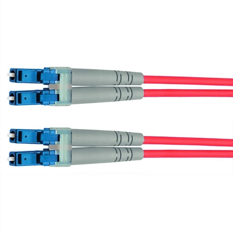 Telegärtner 100011366 Glasvezel Optische vezel Aansluitkabel 3.00 m Turquoise [1x LC-stekker - 1x LC-stekker] 50/125 µ Multimode OM3