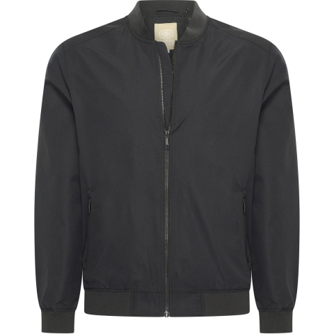 Mario Russo Bomberjack Zwart– Maat XXL – Ademend, Waterafstotend, 100% Polyester