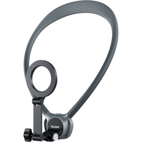 Telesin Neck Mount 360Âº Combo - GoPro & Smartphone - Grijs