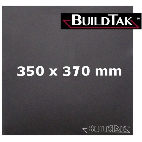 BUILDTAK Printbedcoating Original 3D Printing Surface - Black 350 x 370 mm BT350X370