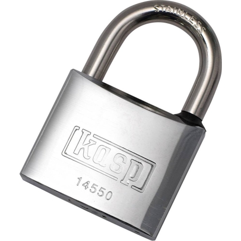 Kasp K14550D Hangslot 50 mm Verschillend sluitend RVS Sleutelslot